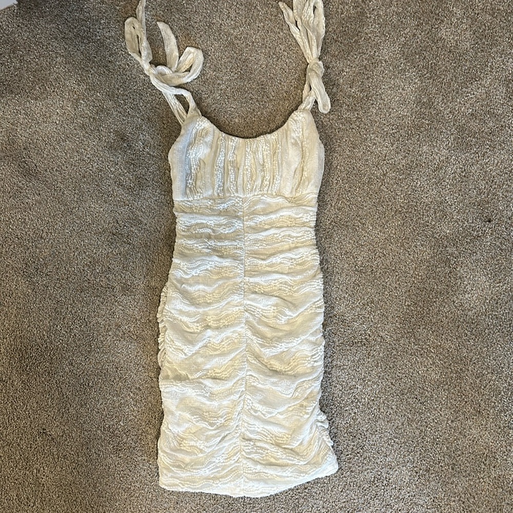White boutique dress